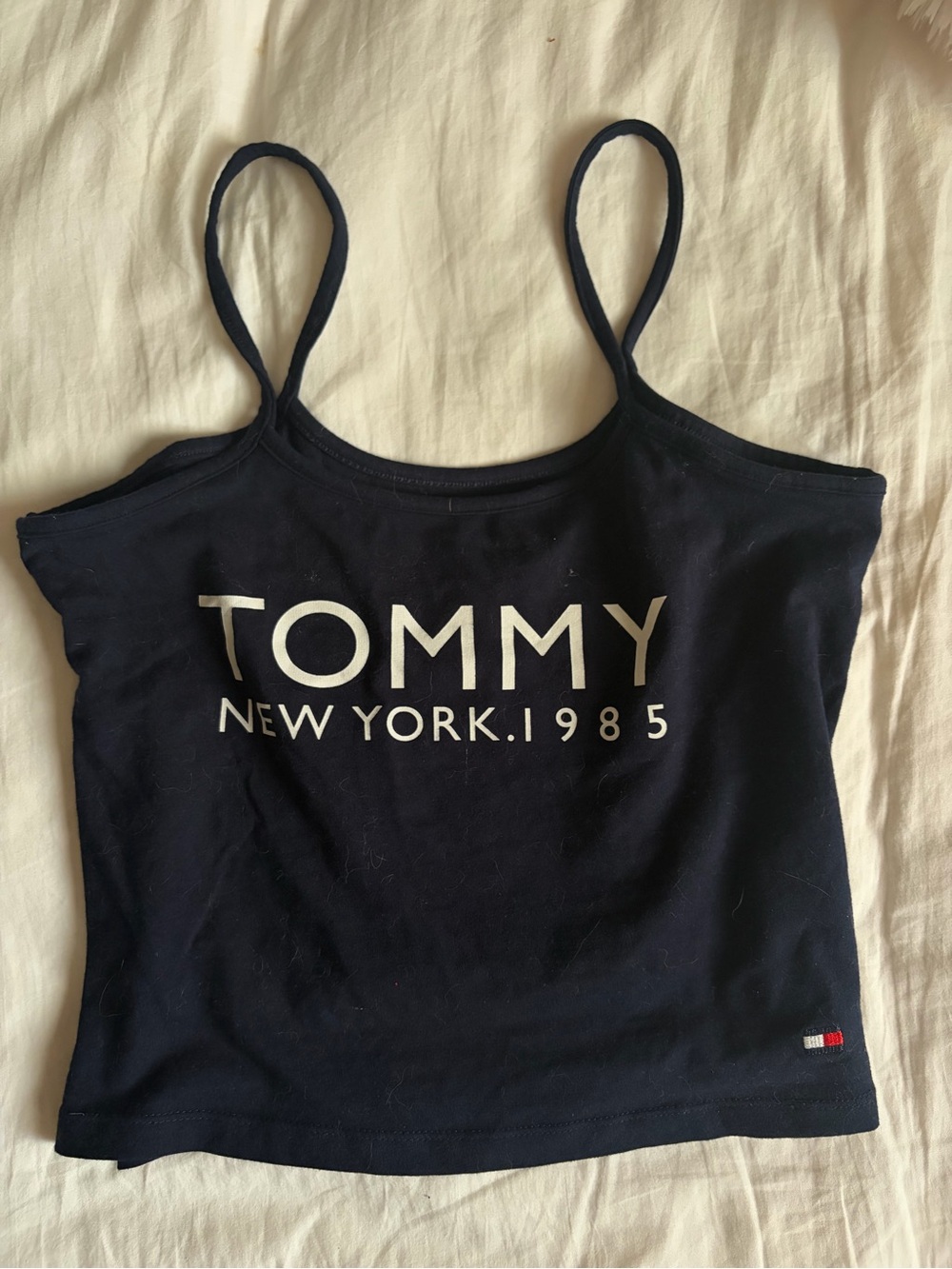 Tommy Hilfiger Navy Logo Cami with New York Print